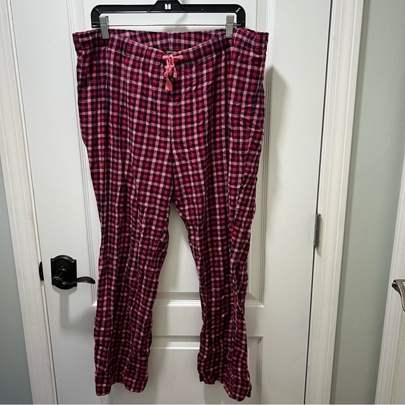 Old Navy Pink Plaid Pajama Pants Size XL - Picture 1 of 3